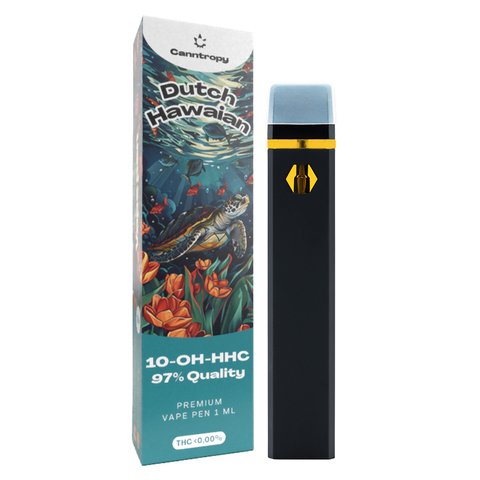 Canntropy 10-OH-HHC Vape Pen Dutch Hawaian, 10-OH-HHC 97% якості, 1 мл 8594216916818 фото