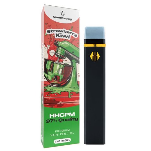 Canntropy HHCPM Vape Pen Strawberry Kiwi, HHCPM 97% якості, 1 мл 8594216917952 фото