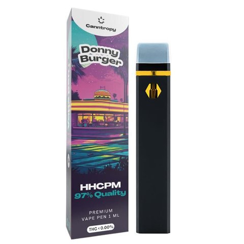 Canntropy HHCPM Vape Pen Donny Burger, HHCPM 97% якості, 1 мл 8594216917969 фото