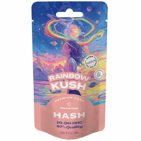 Canntropy 10-OH-HHC Hash Rainbow Kush, 10-OH-HHC 97% якості, 1 г 8594216916788 фото