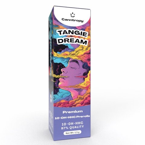 Canntropy 10-OH-HHC Prerolls Tangie Dream, 10-OH-HHC 97% якості, 1,5 г 8594216916856 фото